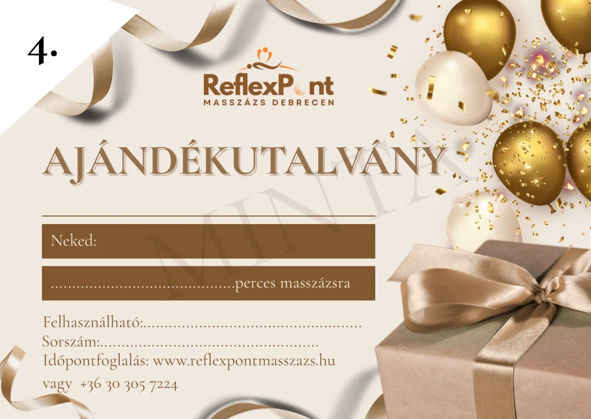 ReflexPont masszázs ajándékutalvány: Léggömbös